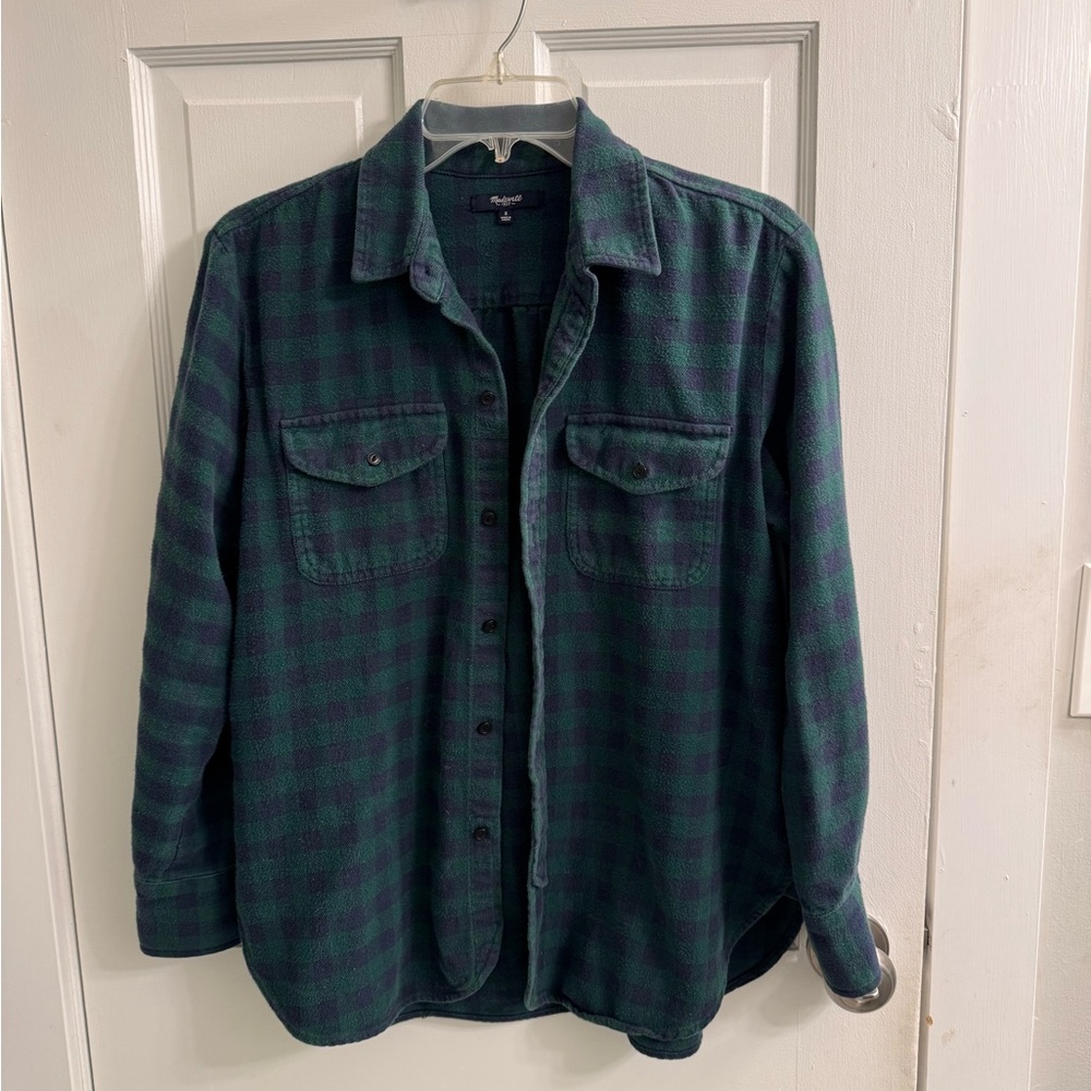 Madewell Flannel Boyfriend Shirt Sz. S